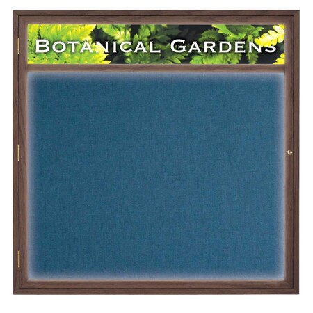 United Visual Products Open Faced Traditional Corkboard, 36x24" UV641A-BLACK-CINNABA